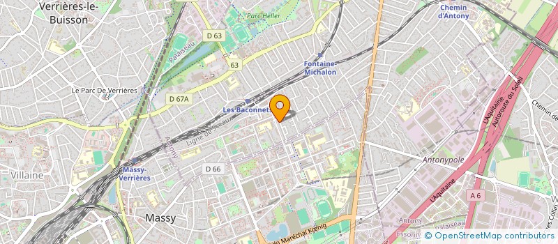 localisation de l'entreprise KEL' SERVICES à ANTONY