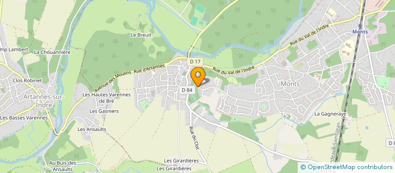 localisation de l'entreprise KELA  MONTS