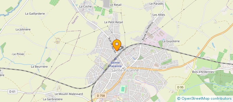 localisation de l'entreprise KELA à SAINTE-PAZANNE