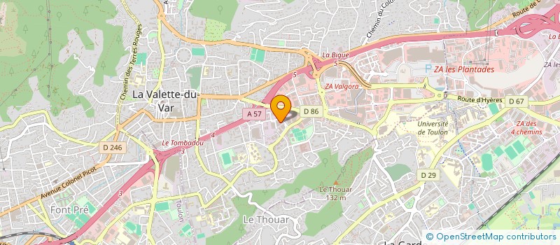 localisation de l'entreprise KELA à LA VALETTE-DU-VAR