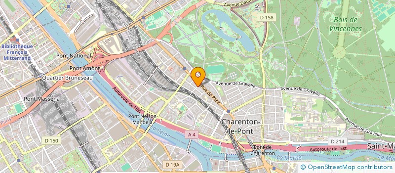 localisation de l'entreprise KELAZART  CHARENTON-LE-PONT