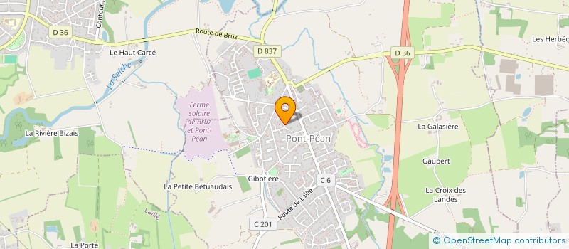 localisation de l'entreprise KELC'H AL LANN PONT PEAN  PONT-PEAN