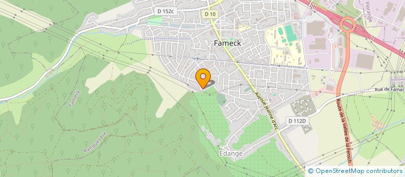 localisation de l'entreprise KELCUT VEYMERANGE  FAMECK