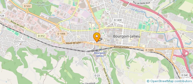 localisation de l'entreprise KELEBEK MODA à BOURGOIN-JALLIEU