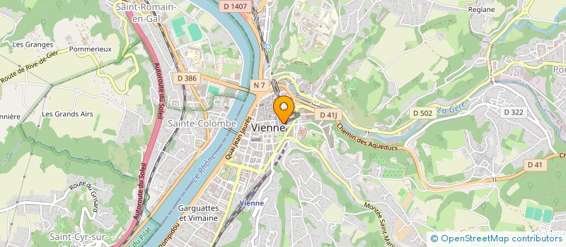 localisation de l'entreprise KELECHIAN DEPAN'SERRURES à VIENNE