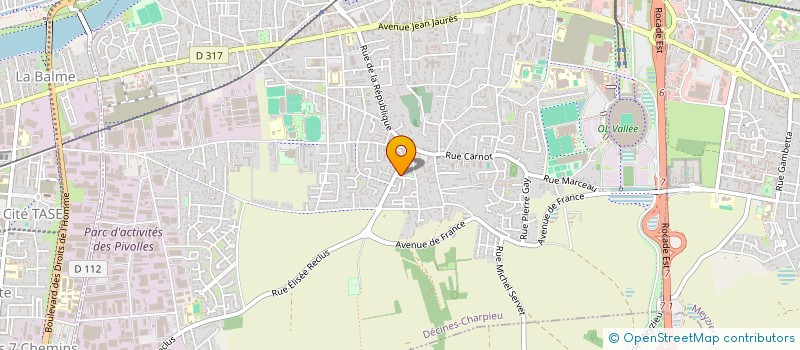 localisation de l'entreprise KELEK  DECINES-CHARPIEU