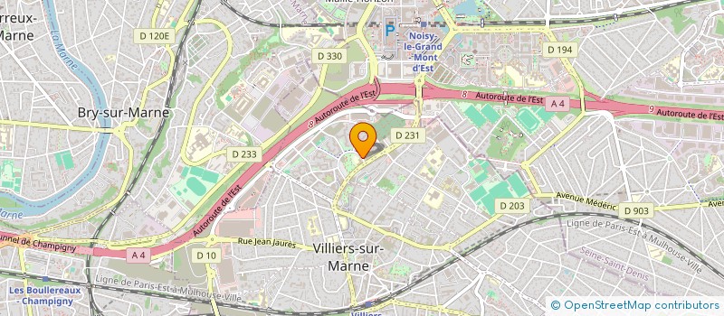 localisation de l'entreprise KELEL CONSULTING à VILLIERS-SUR-MARNE