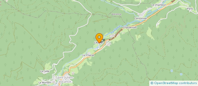 localisation de l'entreprise KELEMAINDE  SAINT-JULIEN-VOCANCE