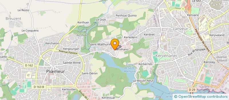 localisation de l'entreprise KELENN SONERION  PLOEMEUR