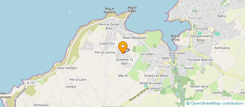 localisation de l'entreprise KELERET 11  LANDUNVEZ