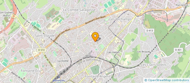 localisation de l'entreprise KELERN  BESANCON