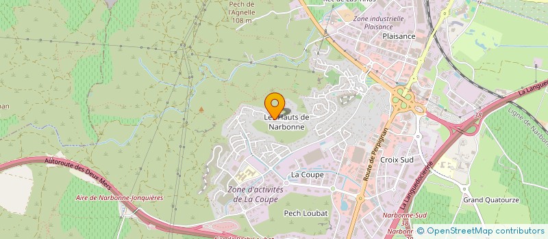 localisation de l'entreprise KELEST à NARBONNE
