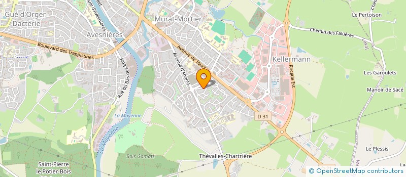 localisation de l'entreprise KELEWAN à LAVAL