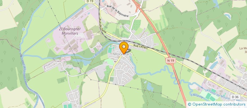 localisation de l'entreprise KELIA à MORVILLARS