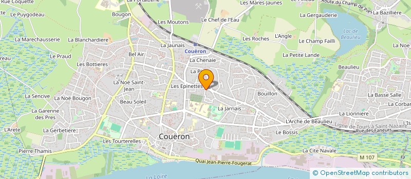 localisation de l'entreprise KELIA IMMOBILIER  COUERON