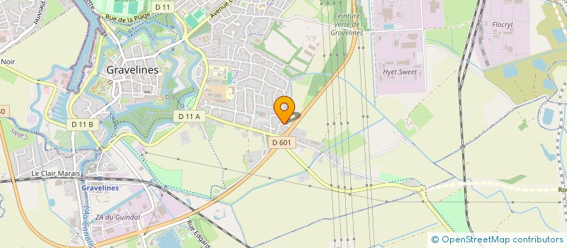 localisation de l'entreprise KELIANALEX à GRAVELINES