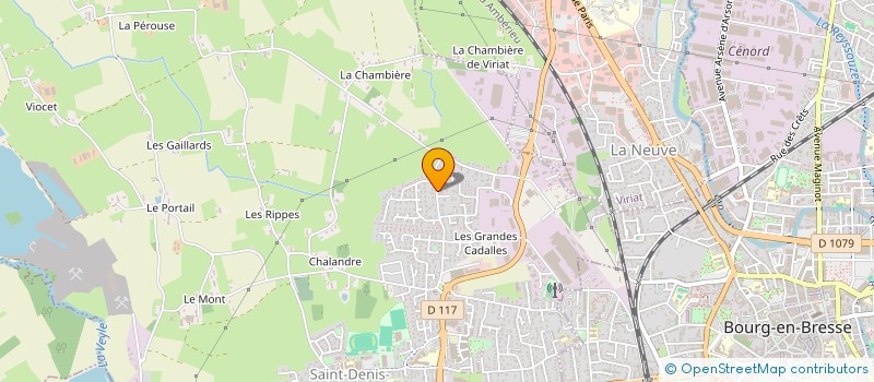 localisation de l'entreprise KELINE à SAINT-DENIS-LES-BOURG