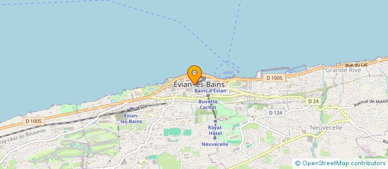 localisation de l'entreprise KELIOS à EVIAN-LES-BAINS