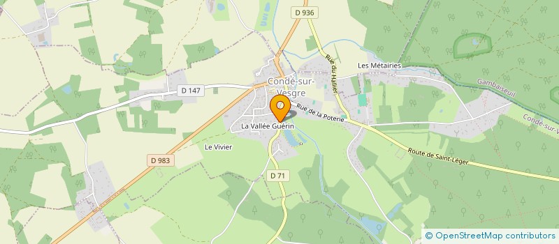 localisation de l'entreprise KELKOM  CONDE-SUR-VESGRE