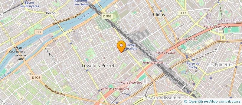 localisation de l'entreprise KELKSMUSIC à LEVALLOIS-PERRET