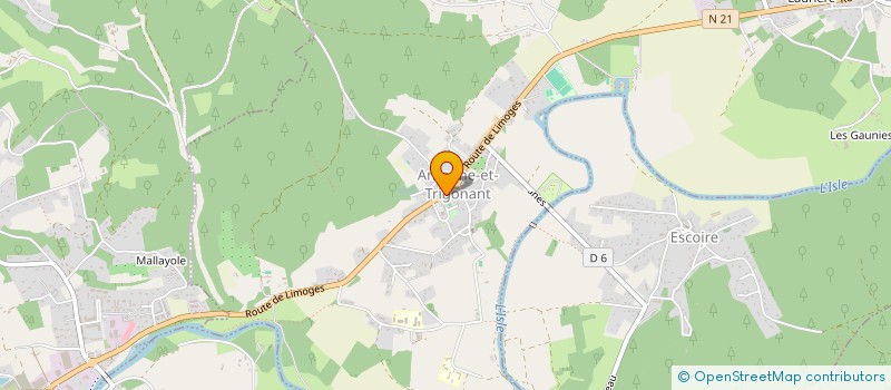 localisation de l'entreprise KELL  ANTONNE-ET-TRIGONANT