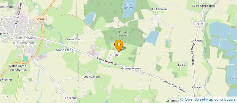 localisation de l'entreprise KELLER JIMMY  SAINT-TRIVIER-SUR-MOIGNANS