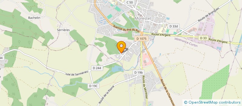 localisation de l'entreprise KELLER PHILIPPE  MORESTEL