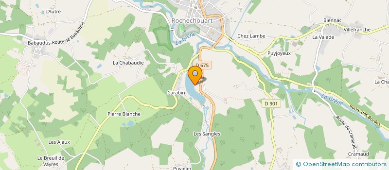 localisation de l'entreprise KELLERLASRI à ROCHECHOUART