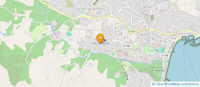 localisation de l'entreprise KELLINVEST à BORMES-LES-MIMOSAS