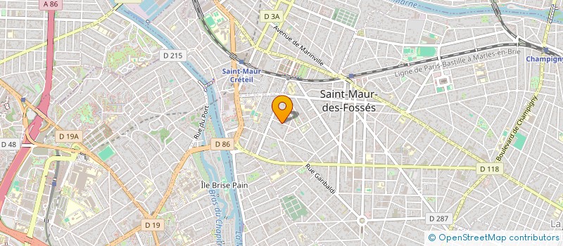 localisation de l'entreprise KELLO à SAINT-MAUR-DES-FOSSES