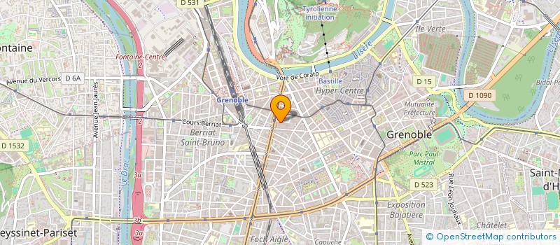 localisation de l'entreprise KELLOS à GRENOBLE
