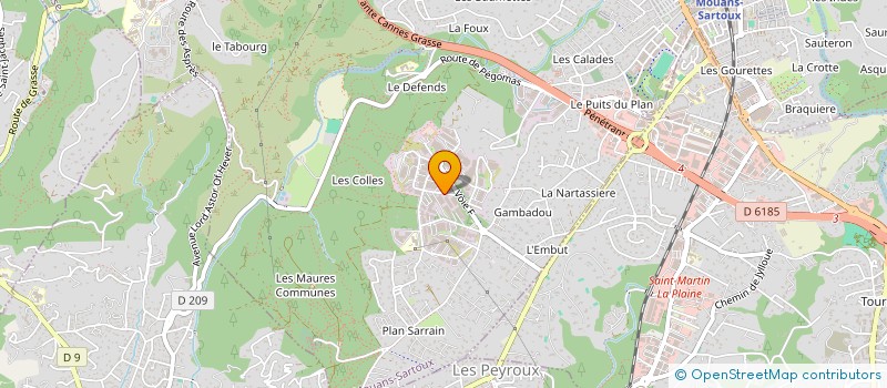 localisation de l'entreprise KELLUTHE IMMO  MOUANS-SARTOUX