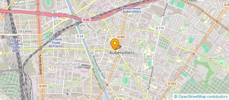 localisation de l'entreprise KELLY  AUBERVILLIERS