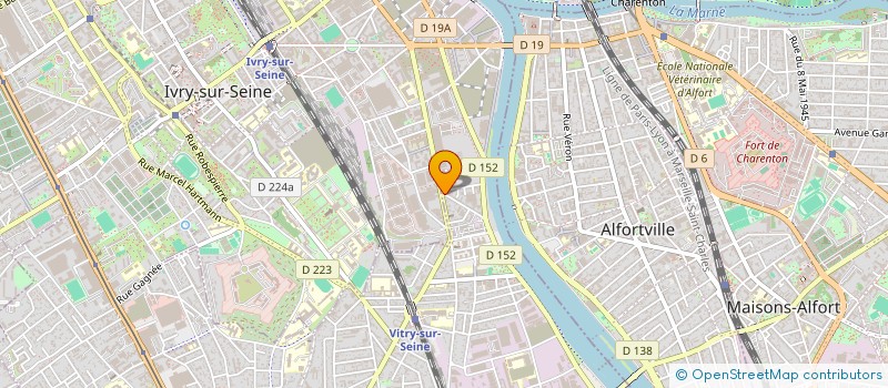 localisation de l'entreprise KELLY à VITRY-SUR-SEINE