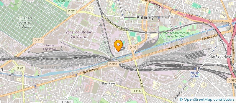 localisation de l'entreprise KELLY  BOBIGNY