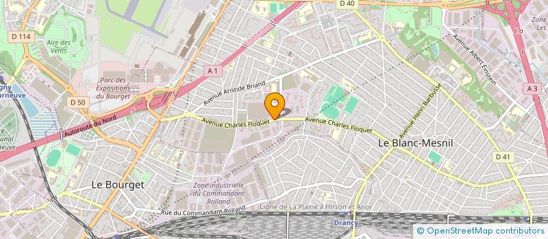 localisation de l'entreprise KELLY à LE BLANC-MESNIL