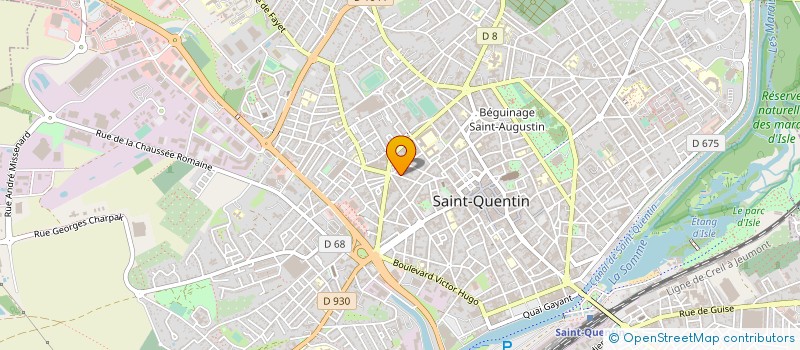 localisation de l'entreprise KELLY à SAINT-QUENTIN