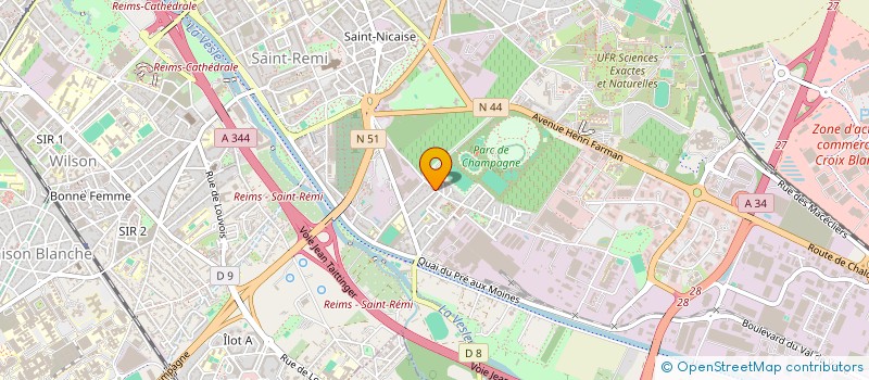 localisation de l'entreprise KELLY ET AYMERICK  REIMS