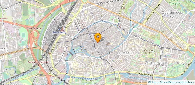 localisation de l'entreprise KELLY - OUTA - GRAND DEVELOPPEMENT DE SCHILTIGHEIM à STRASBOURG