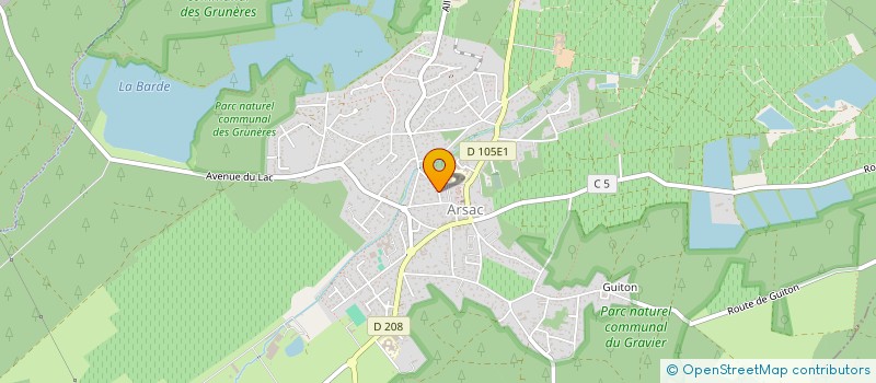 localisation de l'entreprise KELLY SCHROEYERS  ARSAC