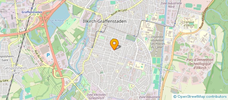 localisation de l'entreprise KELMENDI RENOVATION  ILLKIRCH-GRAFFENSTADEN