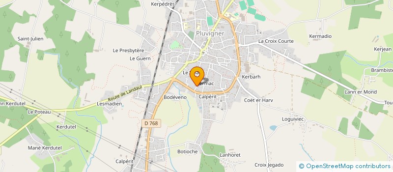 localisation de l'entreprise KELONA  PLUVIGNER