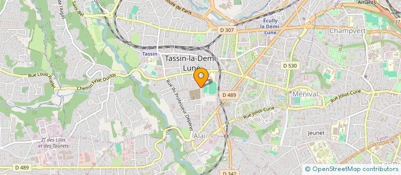 localisation de l'entreprise KELSIZE  TASSIN-LA-DEMI-LUNE