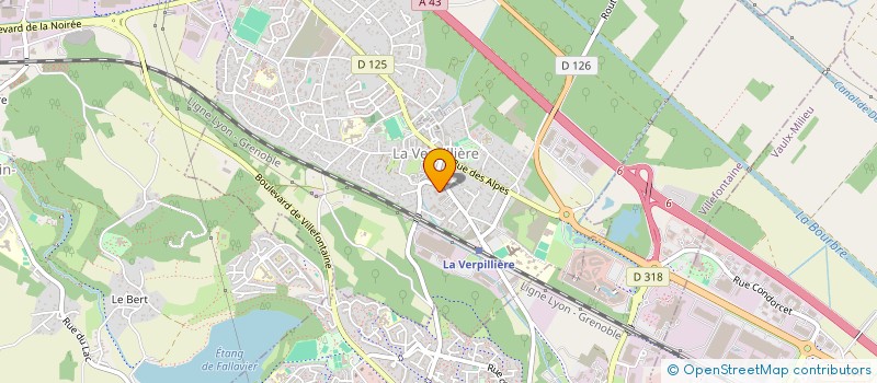 localisation de l'entreprise KELTIA IRISH DANCE  LA VERPILLIERE