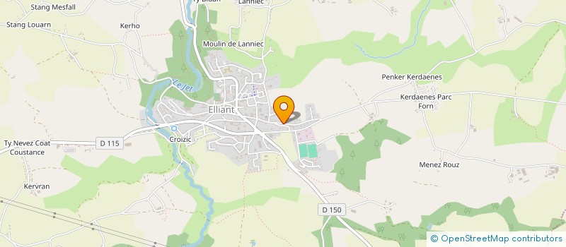 localisation de l'entreprise KELTIA TELECOM  ELLIANT