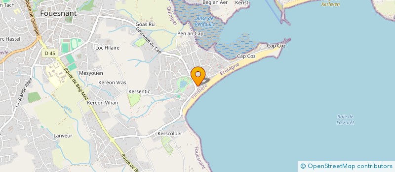 localisation de l'entreprise KELTIC BOOST à FOUESNANT