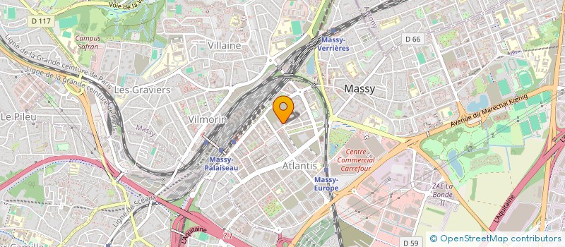 localisation de l'entreprise KELTON IMMOBILIER 1&1 à MASSY