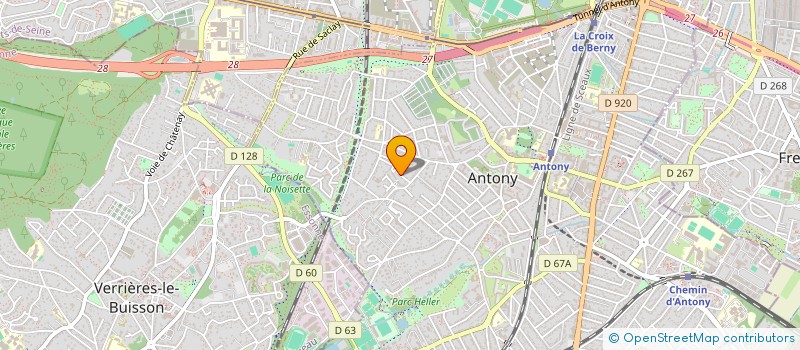 localisation de l'entreprise KELUTRAL à ANTONY