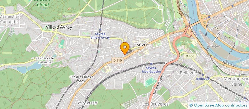 localisation de l'entreprise KELVEZENN à SEVRES