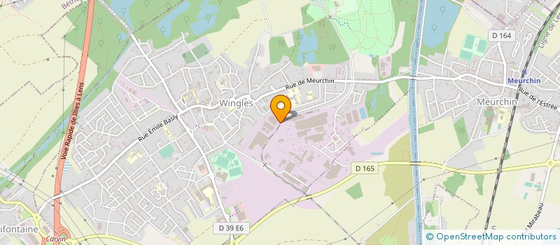localisation de l'entreprise KELVION à WINGLES